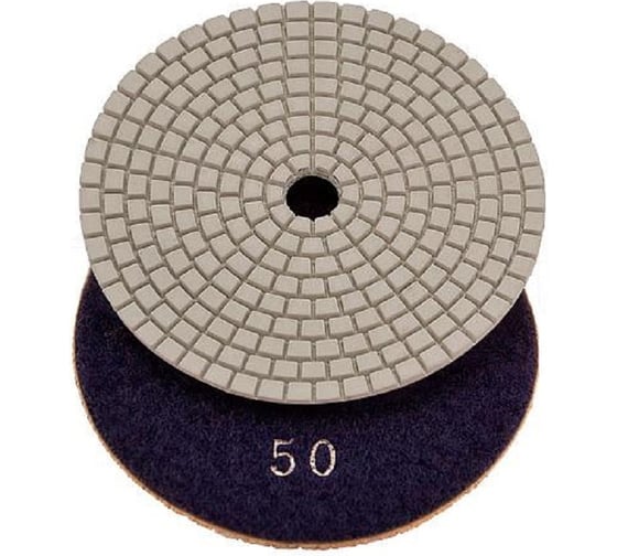 Изображение товара Круг шлифовальный алмазный гибкий черепашка 100 мм, p50, для универс. полировки TORGWIN T242879