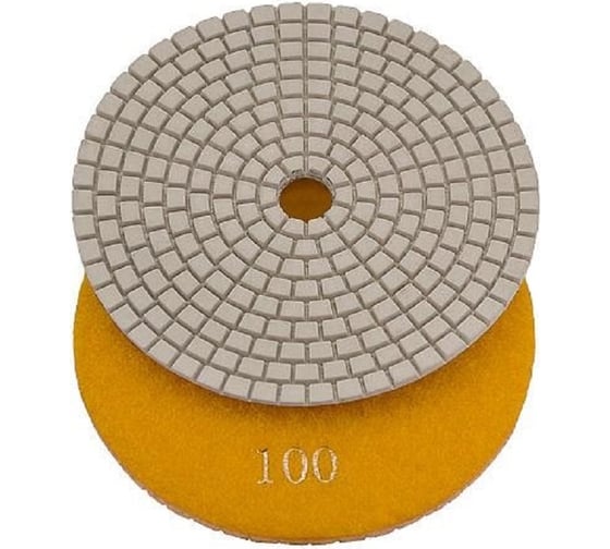 Изображение товара Круг шлифовальный алмазный гибкий черепашка 100 мм, p100, для универс. полировки TORGWIN T889420