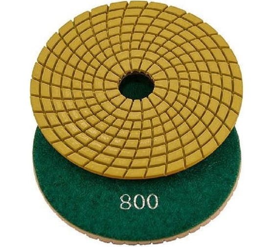 Изображение товара Круг шлифовальный алмазный гибкий черепашка 100 мм, p800, LUX, для мокрой полировки TORGWIN T740301