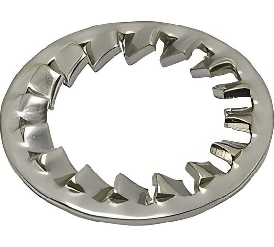 Изображение товара Стопорная шайба Tech-Krep с внутренними зубьями, М12, DIN 6798J, 250 шт. пакет 152878