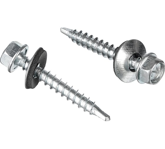 Изображение товара Саморезы кровельные с буром оцинкованные 6,3x38 мм, 5 кг в коробке Zitar 144792