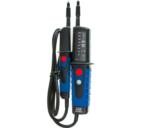 Изображение товара Указатель напряжения и правильности подключения СЕМ DT-9021 482001