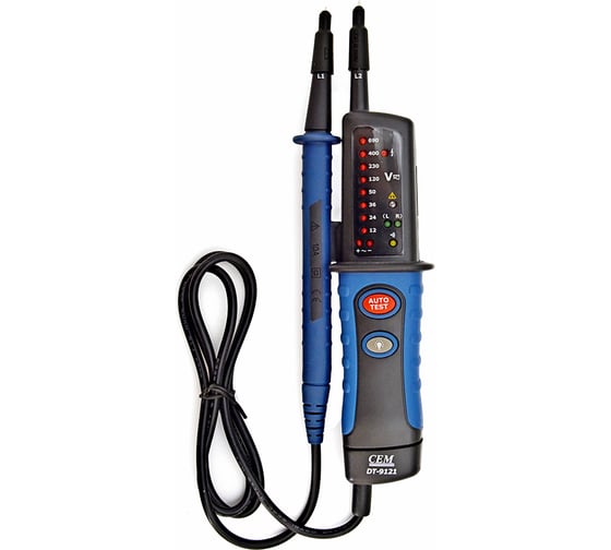 Изображение товара Указатель напряжения и правильности подключения СЕМ DT-9121 480922