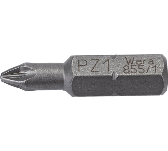 Изображение товара Крестовая бита Pozidriv 855/1 Z PZ 1, 25 мм, 1/4", C6.3 WERA WE-072080