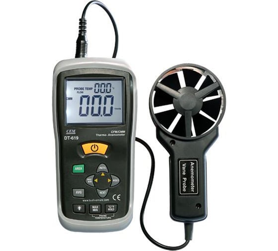 Изображение товара Термоанемометр СЕМ DT-619 480519