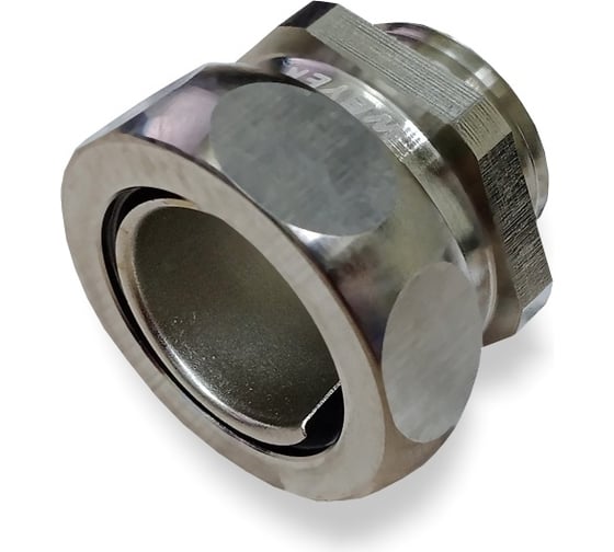 Изображение товара Муфта для гофрированных труб Weyer US-M25/AD27 - коннектор прямой, нар. M25x1.5 WE8800600