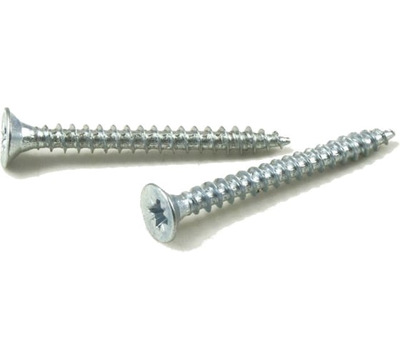 Изображение товара Саморез КРЕП-КОМП белый цинк POZY 3х16 4500шт бд316ф