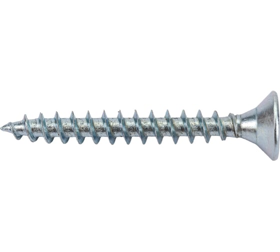 Изображение товара Саморез КРЕП-КОМП белый цинк POZY 5х40 500шт бд540ф