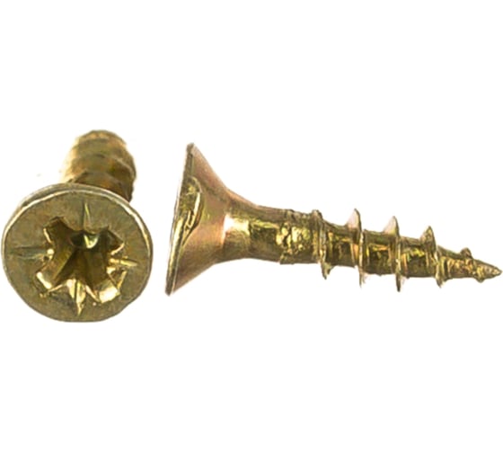 Изображение товара Саморез КРЕП-КОМП желтый цинк POZY 3х12 5000шт жд312ф