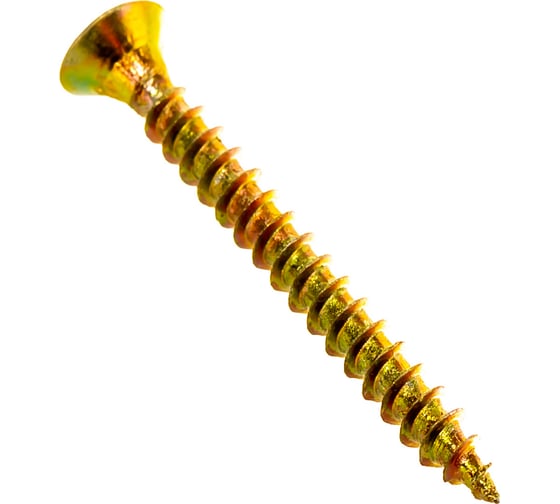 Изображение товара Саморез КРЕП-КОМП желтый цинк POZY 3х30 1500шт жд330ф