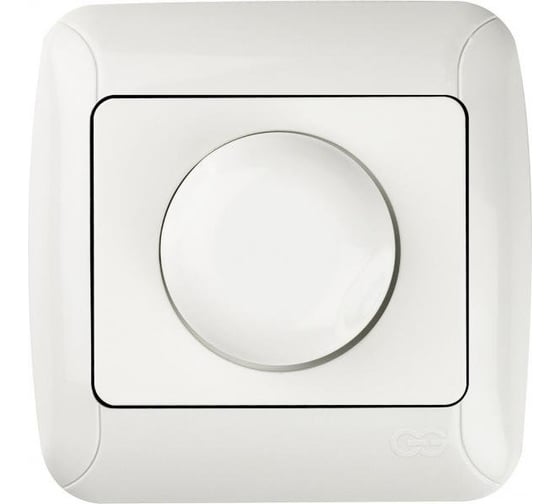 Изображение товара Поворотный диммер GUNSAN Fantasy 1000Вт белый 16231100-161126