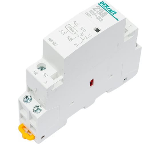 Изображение товара Контактор модульный DEKraft МК-103 1НО+1НЗ, 25 А, 230 В 18065DEK