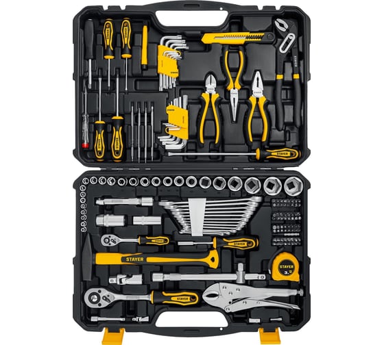 Изображение товара Универсальный набор инструмента STAYER Universal 150 154 предмета 27710-H150