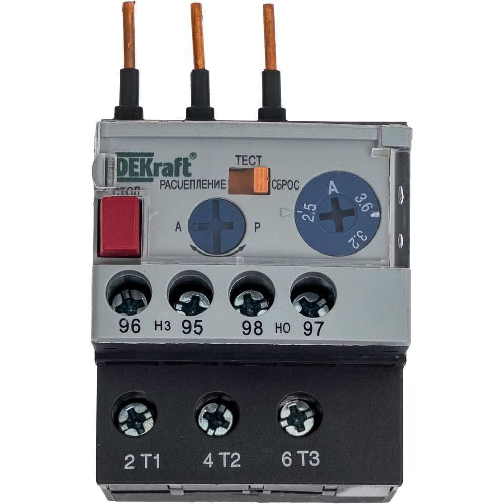 Изображение товара Тепловое реле DEKraft РТ03-09-18 220В 18А защитное автоматическое
