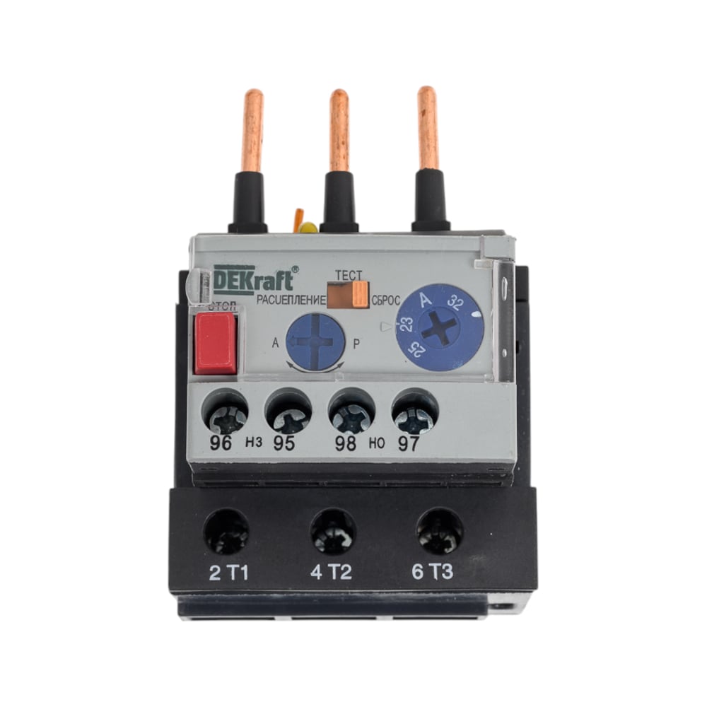 Изображение товара Тепловое реле DEKraft РТ03-25-32-23.0A-32.0A для защиты электросетей