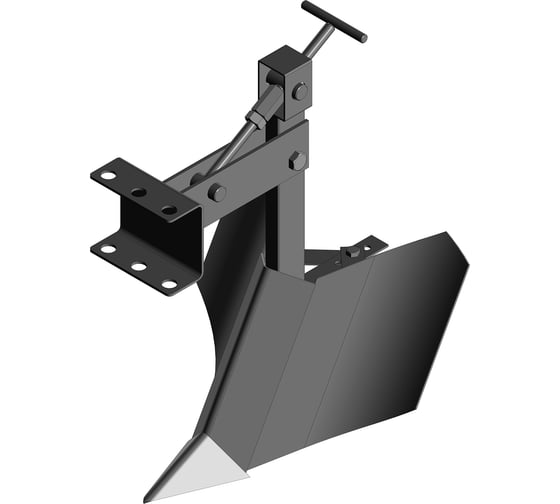 Изображение товара Окучник однорядный регулируемый раздвижной со сцепкой, стойка труба 20x40 мм, высота 400 мм FORZA 01.15.15