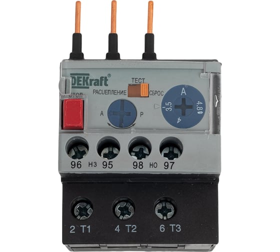 Изображение товара Реле тепловое Dekraft РТ-03, 9-18 А 23111DEK