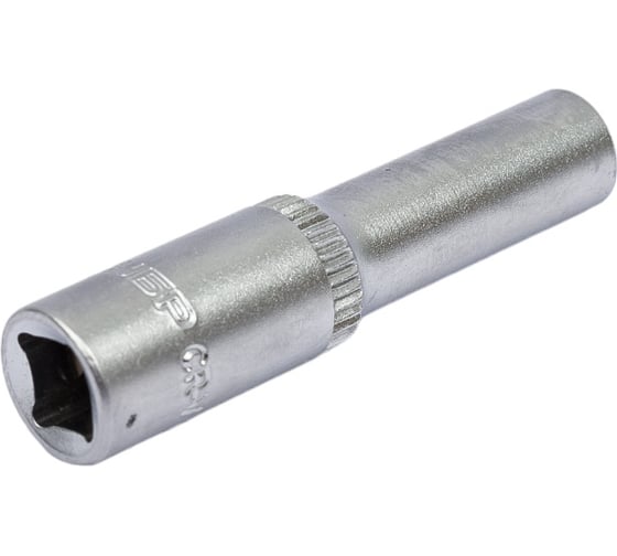 Изображение товара Головка торцовая удлиненная МАСТЕР (6 мм; 1/4"; Cr-V; FLANK) Зубр 27717-06