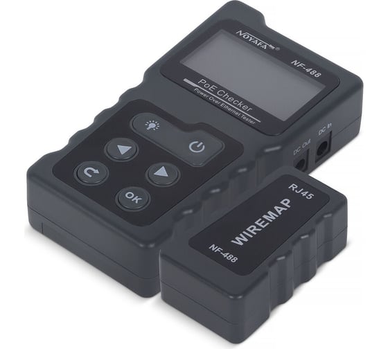 Изображение товара Тестер для витой пары + PoE Cabeus HT-488-PoE