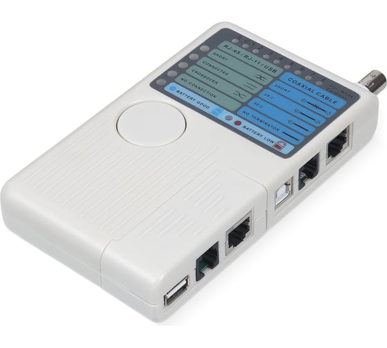 Изображение товара Тестер Cabeus 4 в 1  для витой пары, коаксиала, телефона, USB HT-588CT