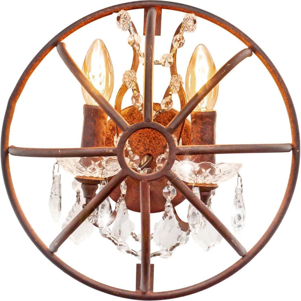 Изображение товара Настенный светильник LOFT IT Foucaults Orb LOFT1897W с хрусталем в стиле лофт