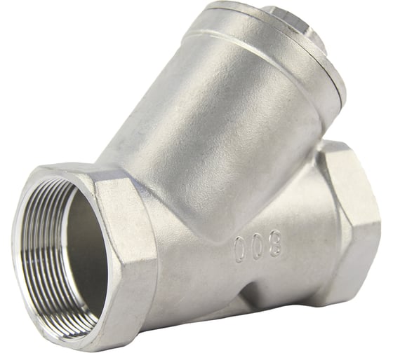 Изображение товара Фильтр сетчатый YS-316 Ду50 Ру16 DN.ru нержавеющая сталь SS316, муфтовый 2" D260-00430