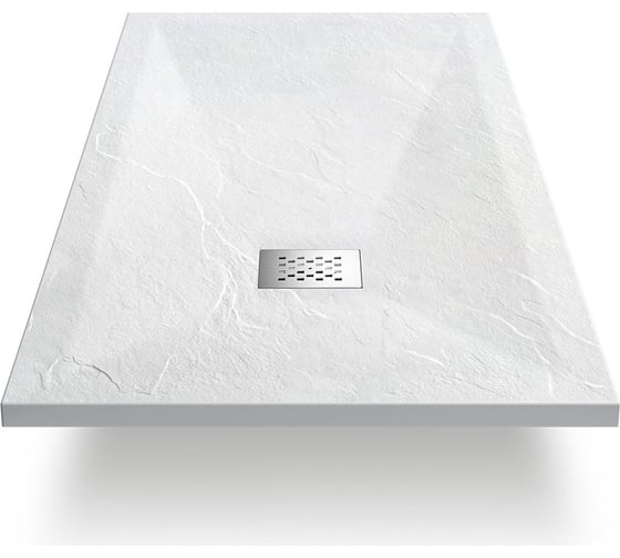 Изображение товара Поддон для душа VINCEA из искусственного камня, 1100x800x25, белый матовый VST-4SR8011W