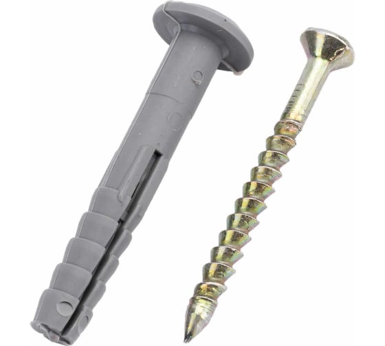 Изображение товара Дюбель-гвоздь Tech-Krep 6x40 мм, грибовидная манжета, полипропилен, 500 шт. 154274