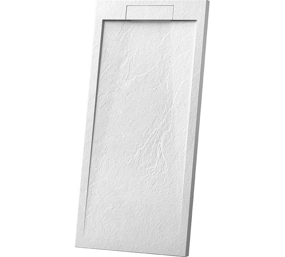 Изображение товара Поддон для душа VINCEA из искусственного камня, 1200x800x25, белый матовый VST-4SRL8012W