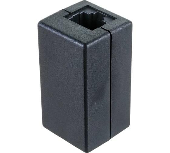 Изображение товара Кабельный соединитель RJ45-RJ45 (8P8C), Кат.5e Класс D, 100МГц, неэкранированный, черный, 10шт NETLAN EC-UCB-55-UD2-BK-10