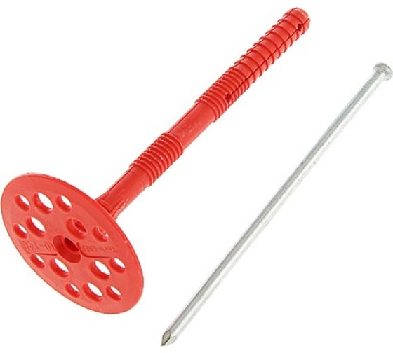 Изображение товара Дюбель для теплоизоляции Tech-Krep с металлическим гвоздём, 10x140 мм, 250 шт. 150052