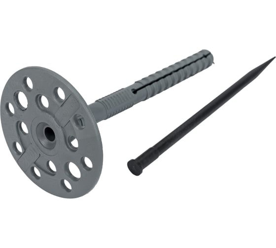 Изображение товара Дюбель для теплоизоляции Tech-Krep с пластмассовым гвоздём, 10x120 мм, 30 шт. 154278