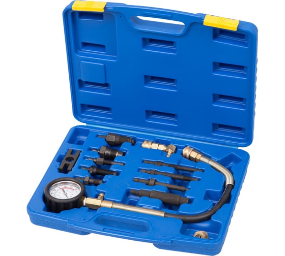 Изображение товара Дизельный компрессометр с комплектом адаптеров МАСТАК 120-11070C