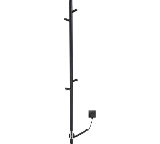 Изображение товара Электрический полотенцесушитель VINCEA 15x140, черный, таймер VTD-1DBE