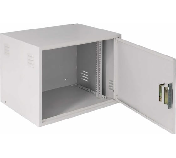 Изображение товара Настенный антивандальный шкаф 9U серый NETLAN EC-WS-096045-GY