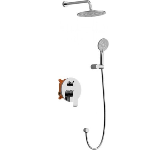 Изображение товара Душевой комплект VINCEA Esse встраиваемый, 2 режима, ограничитель давления Hi Box хром VSFW-1E1CH