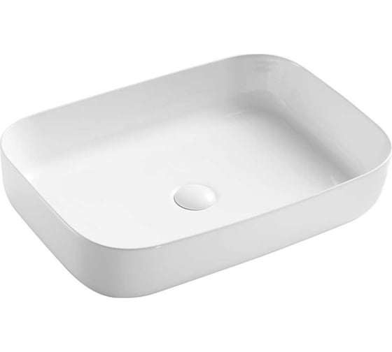 Изображение товара Керамическая раковина VINCEA 600x420x140, накладная, цвет белый VBS-304