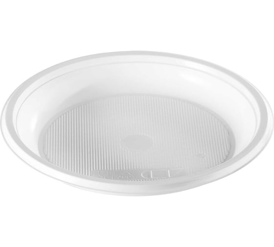 Изображение товара Одноразовые десертные тарелки OfficeClean 100 шт., белые, 16.5 см 246539/П232825