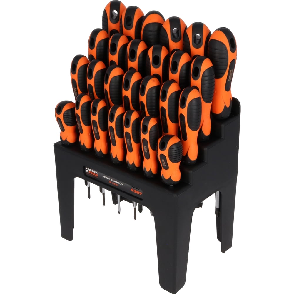 Изображение товара Отвертки FASTER TOOLS 26 шт 4387: набор для точной сборки с магнитным наконечником