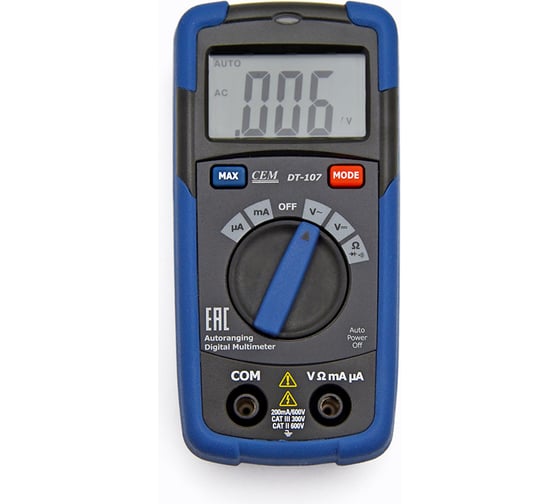 Изображение товара Мультиметр СЕМ DT-107 481615