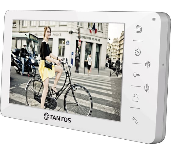 Изображение товара Монитор видеодомофона Tantos Amelie, White 00-00017727