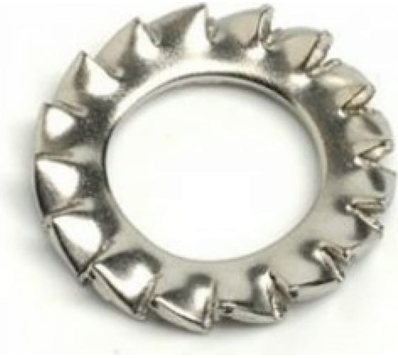 Изображение товара Стопорная шайба ЦКИ DIN6798 A М2 зубчатая Ц 250 шт. 4068