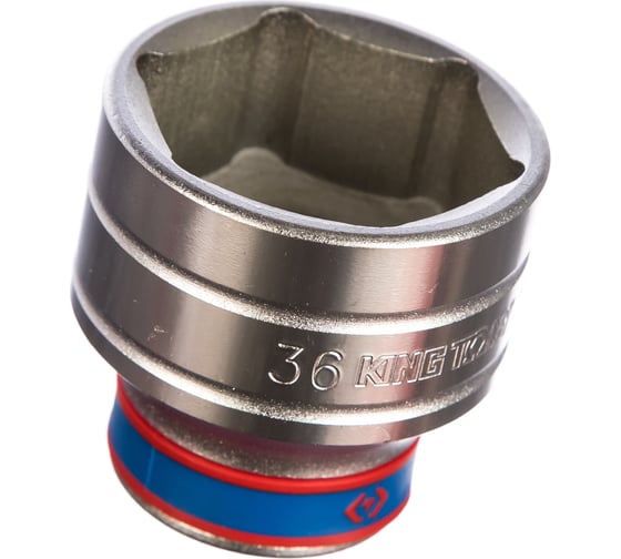 Изображение товара Головка торцевая стандартная шестигранная 1/2", 36 мм KING TONY 433536M