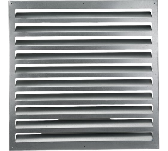 Изображение товара Решетка вентиляционная ООО Вентмаркет 500х500мм с внутренними жалюзями из оцинкованной стали RG000151