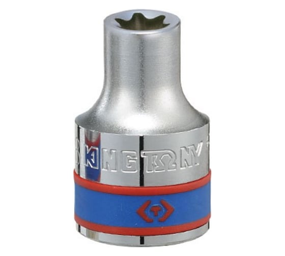 Изображение товара Головка торцевая TORX Е-стандарт 1/2", E10, L = 37 мм KING TONY 437510M