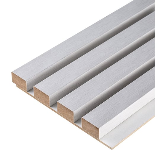 Изображение товара Панель мдф 3d лайн модерн GRACE 165x2750 мм l01 береза белая УТ000076762