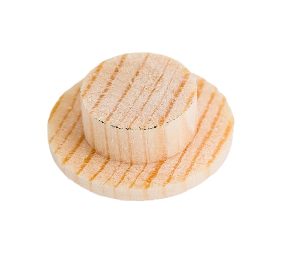 Изображение товара Деревянная заглушка с широкой шляпкой ЕВРОПАРТНЕР 10 мм, сосна,  12 шт. 16 1103 1