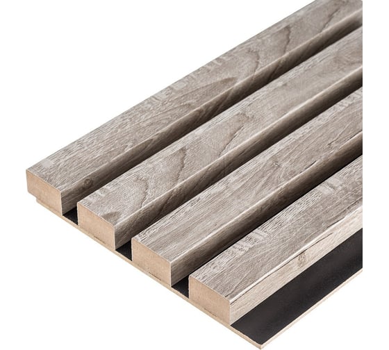 Изображение товара Панель мдф 3d лайн модерн GRACE 165x2750 мм l03 ель серебристая УТ000076768