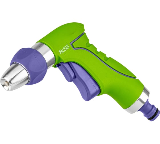 Изображение товара Регулируемый пистолет-распылитель PALISAD металлический корпус 652525