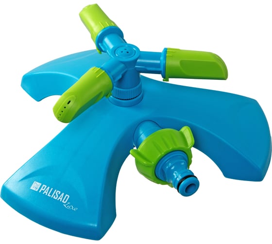 Изображение товара Вращающийся разбрызгиватель PALISAD luxe 3 лопасти, утяжеленная база 65806